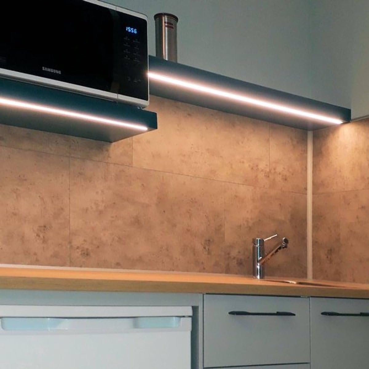 LED strip set keukenverlichting 1 m - neutraal wit licht - dimbaar - ideaal voor werkoppervlak - ShopVlot
