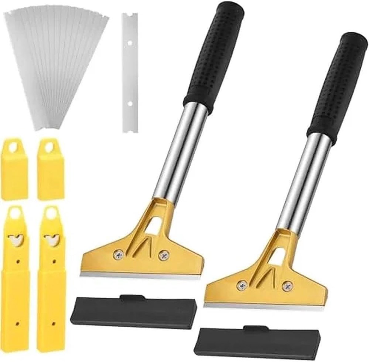 behangschraper met rubberen grip - ergonomisch ontwerp - eenvoudig te gebruiken - ideaal voor schrapen - ShopVlot