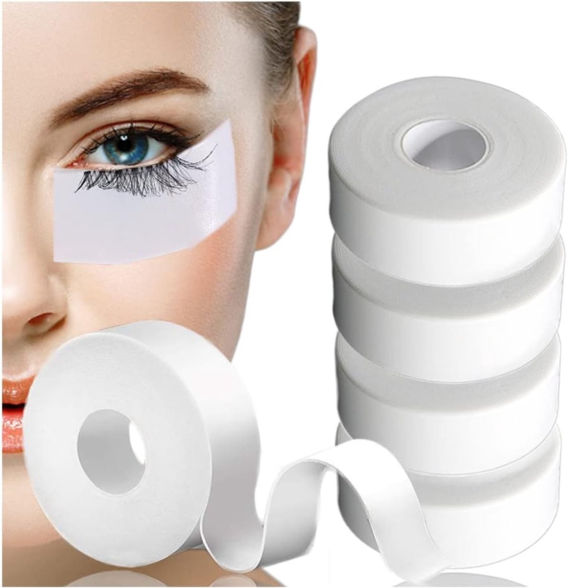 Wimperband 2.5cm x 5m - Medische Micropore Fabric - Zeer elastisch - Ideaal voor wimperextensions - ShopVlot