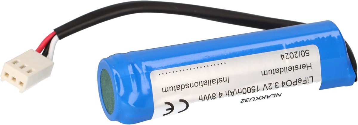 Noodverlichtingsbatterij 3.2 V 1.5 Ah - LiFePO4 technologie - Hoge temperatuurweerstand - Betrouwbare energiebron - ShopVlot