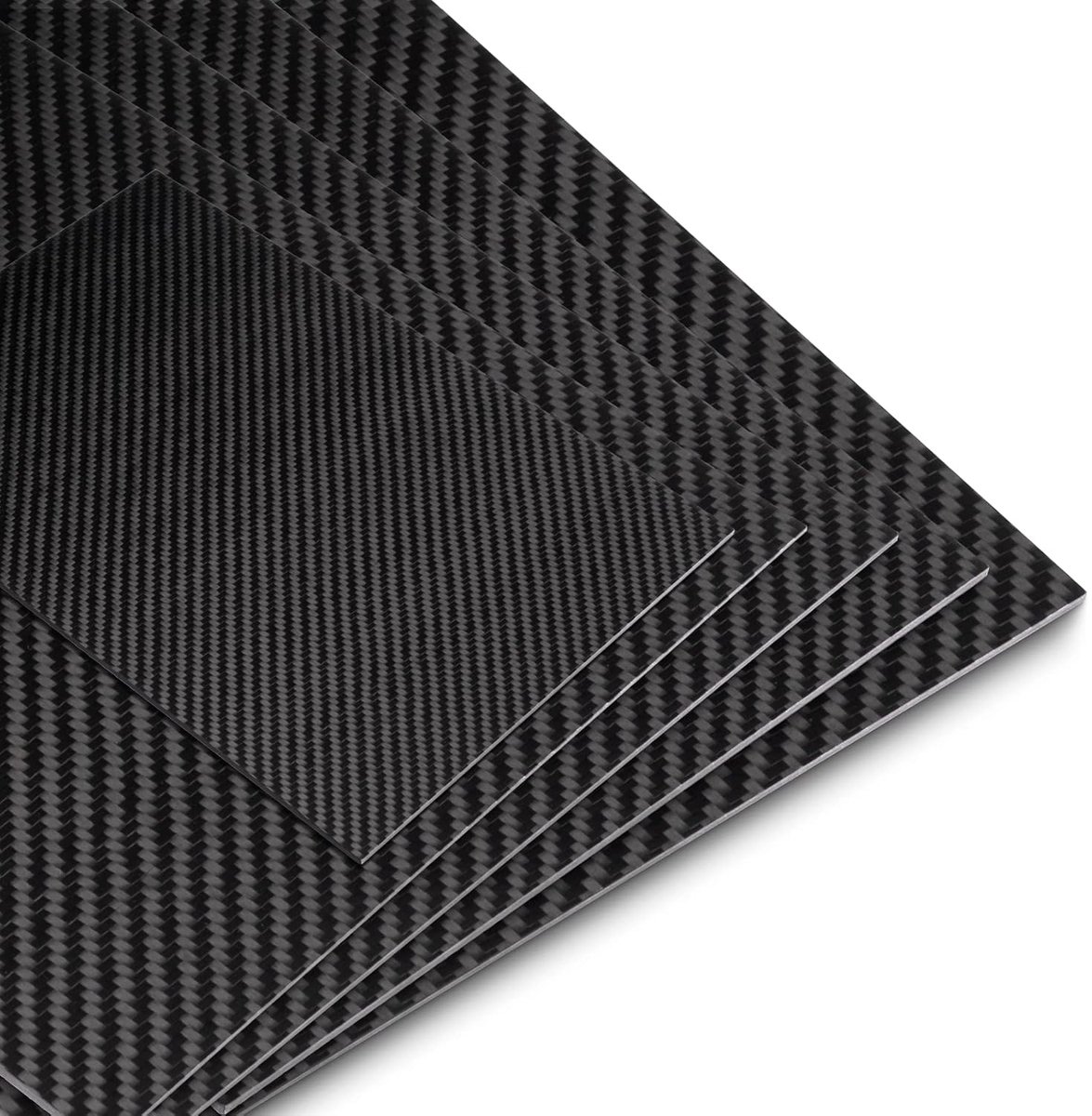 Carbon Fiber Platen 200 X 300 X 2MM - 100% 3K Twill Mat - Waterdicht en UV-bestendig - Ideaal voor lichte constructies - ShopVlot