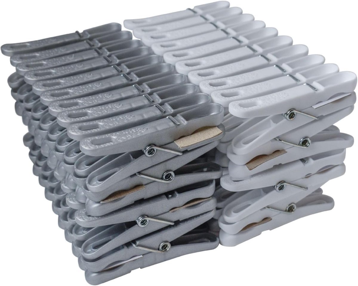 Kledingknijpers 80 stuks - duurzaam en herbruikbaar - compact en lichtgewicht - ideaal voor wassen en drogen - ShopVlot