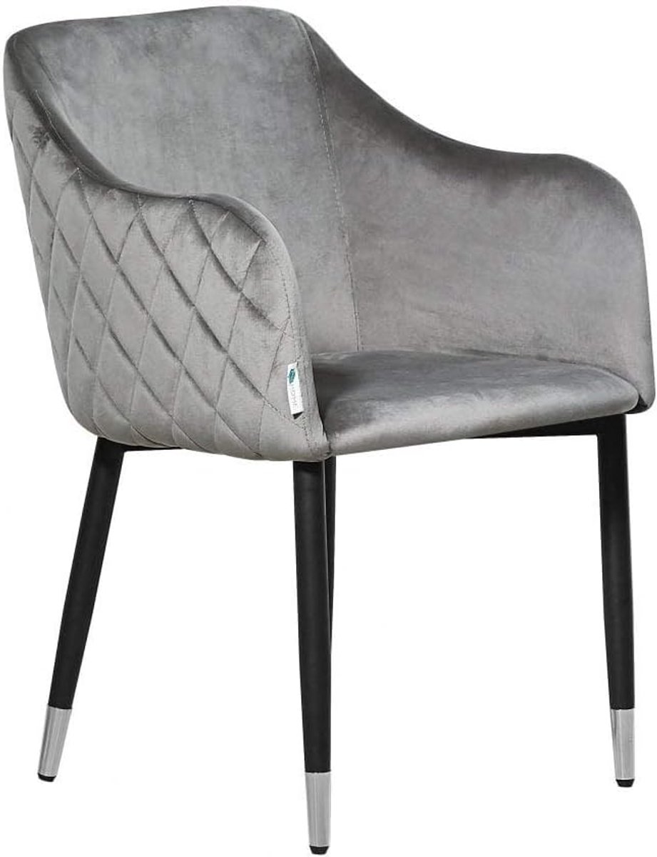 Verona stoelen grijs/bruin - modern design - comfortabel - perfect voor elke ruimte - ShopVlot