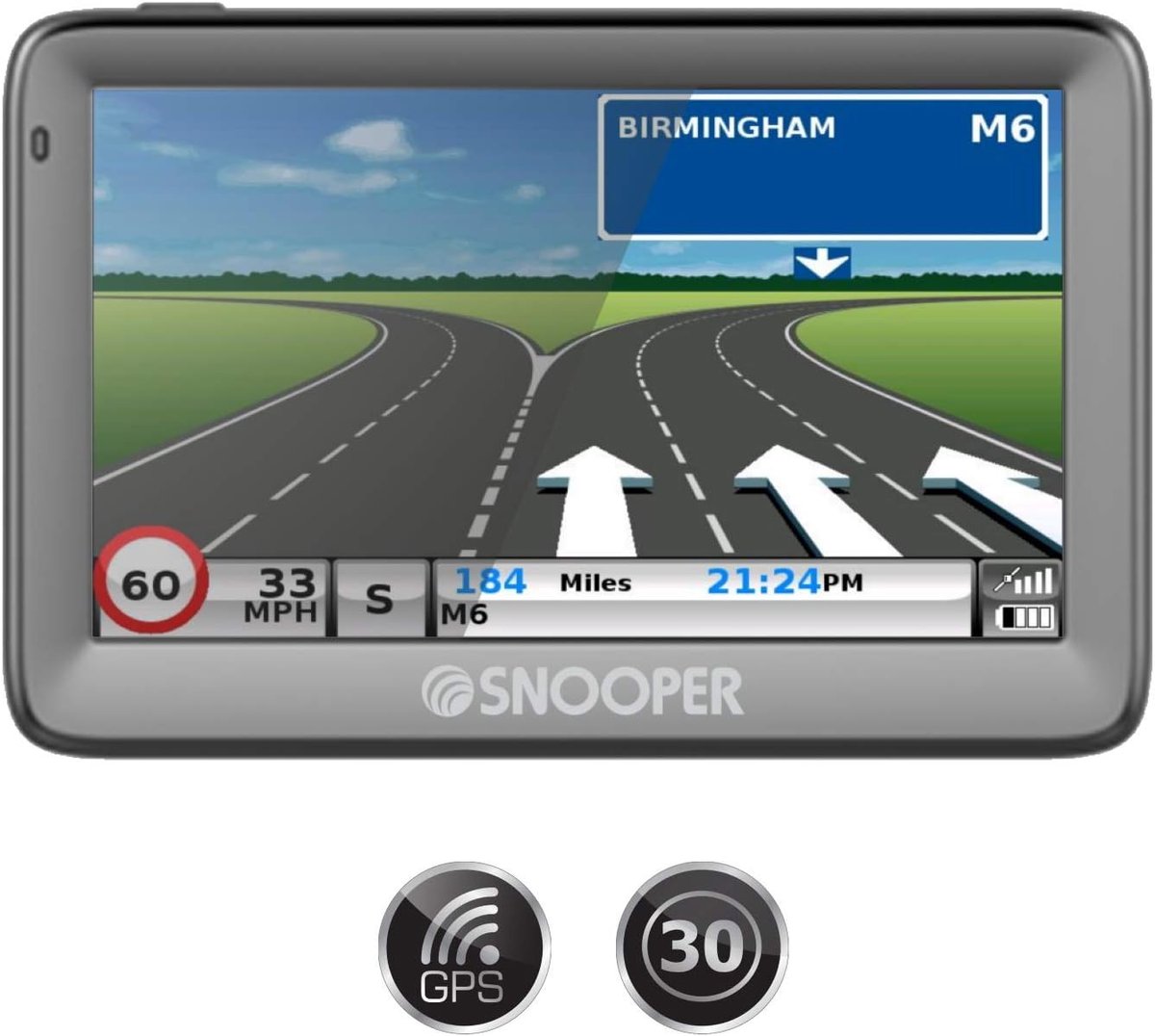 Truck navigatiesysteem 5" - geïntegreerde TMC - verbeterde kaart - levenslange updates - ShopVlot