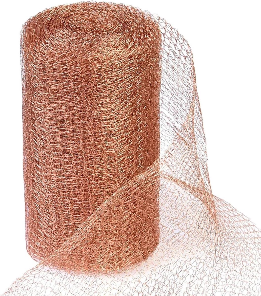 Slakkenband 12,7 cm x 6 m - Koper - Herbruikbaar en hittebestendig - ShopVlot