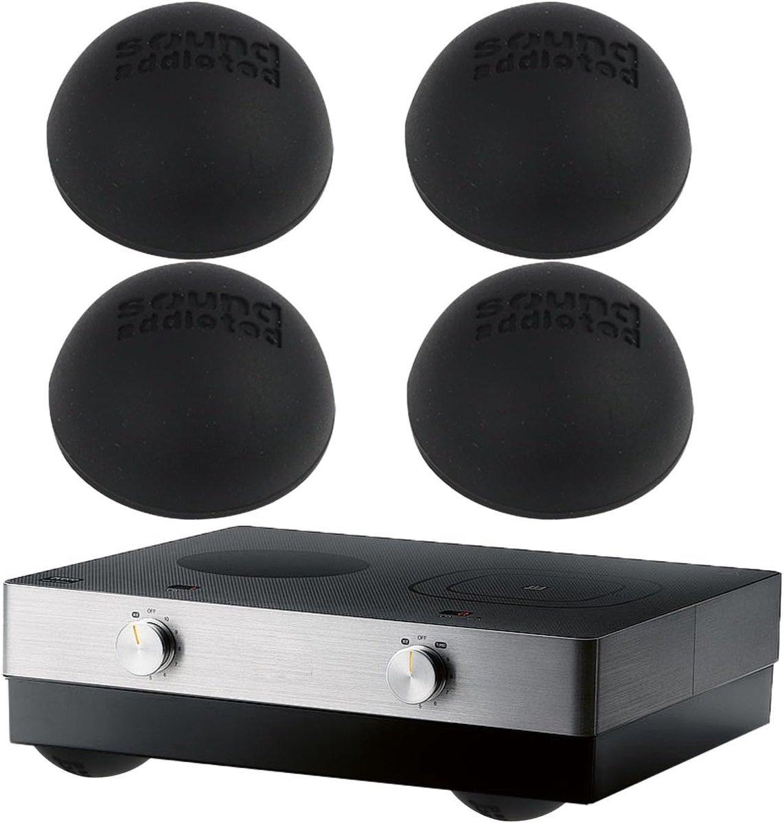 Rubberen voetjes 30mm - zelfklevend - geluidsisolatie - ideaal voor elektronica - ShopVlot