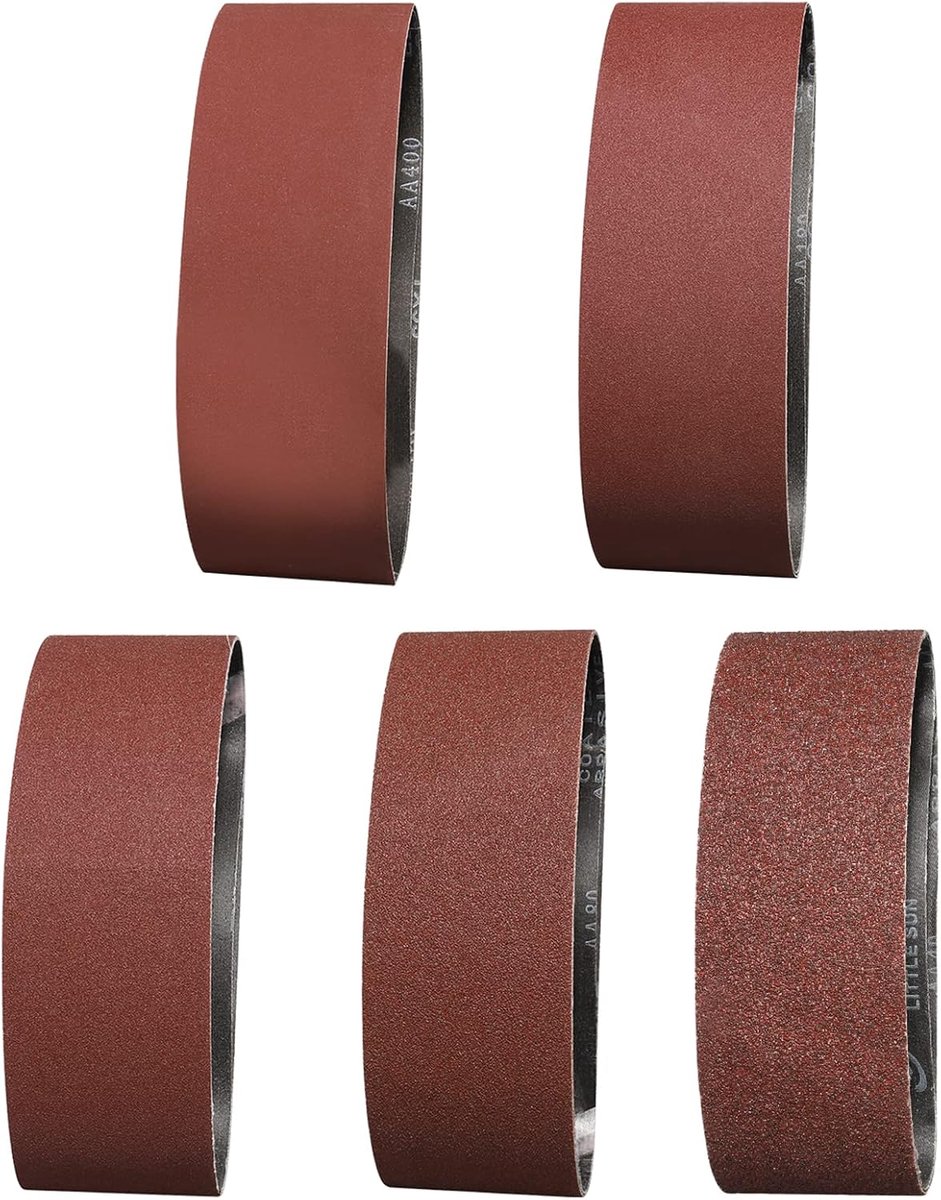 Schuurband 40x303 mm - 10 St. K60-K400 - Diverse korrelgroottes - Voor het gladschuren van hout - ShopVlot
