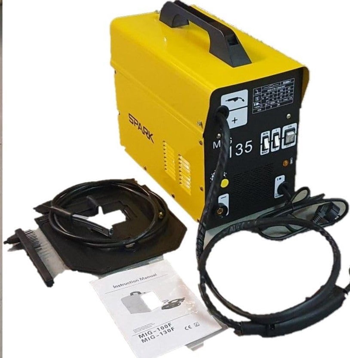 MIG 135 combi 2-in-1 lasapparaat - met en zonder gas - IGBT technologie - ideaal voor precisiewerk - ShopVlot