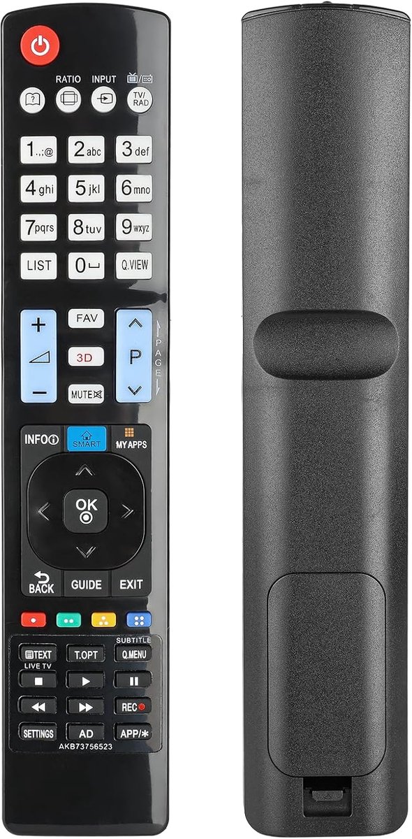 Afstandsbediening voor LG LED LCD TV - Compatibel met meerdere modellen - Gebruiksvriendelijk - ShopVlot