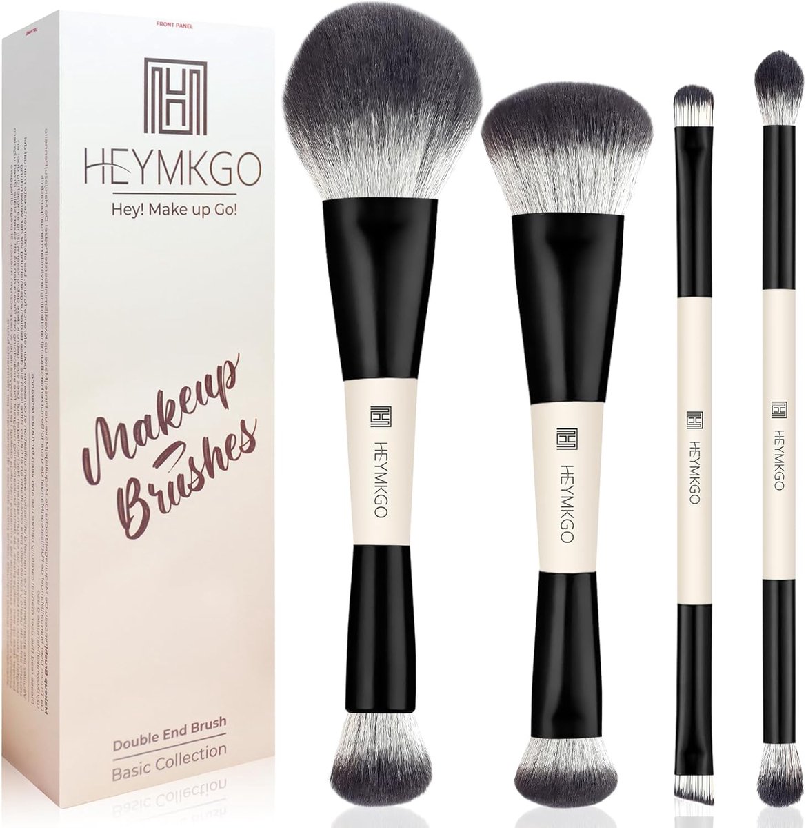 Make-upkwasten set 4-delig - Dubbelzijdig - Professionele applicatie - Ideaal voor reizen - ShopVlot