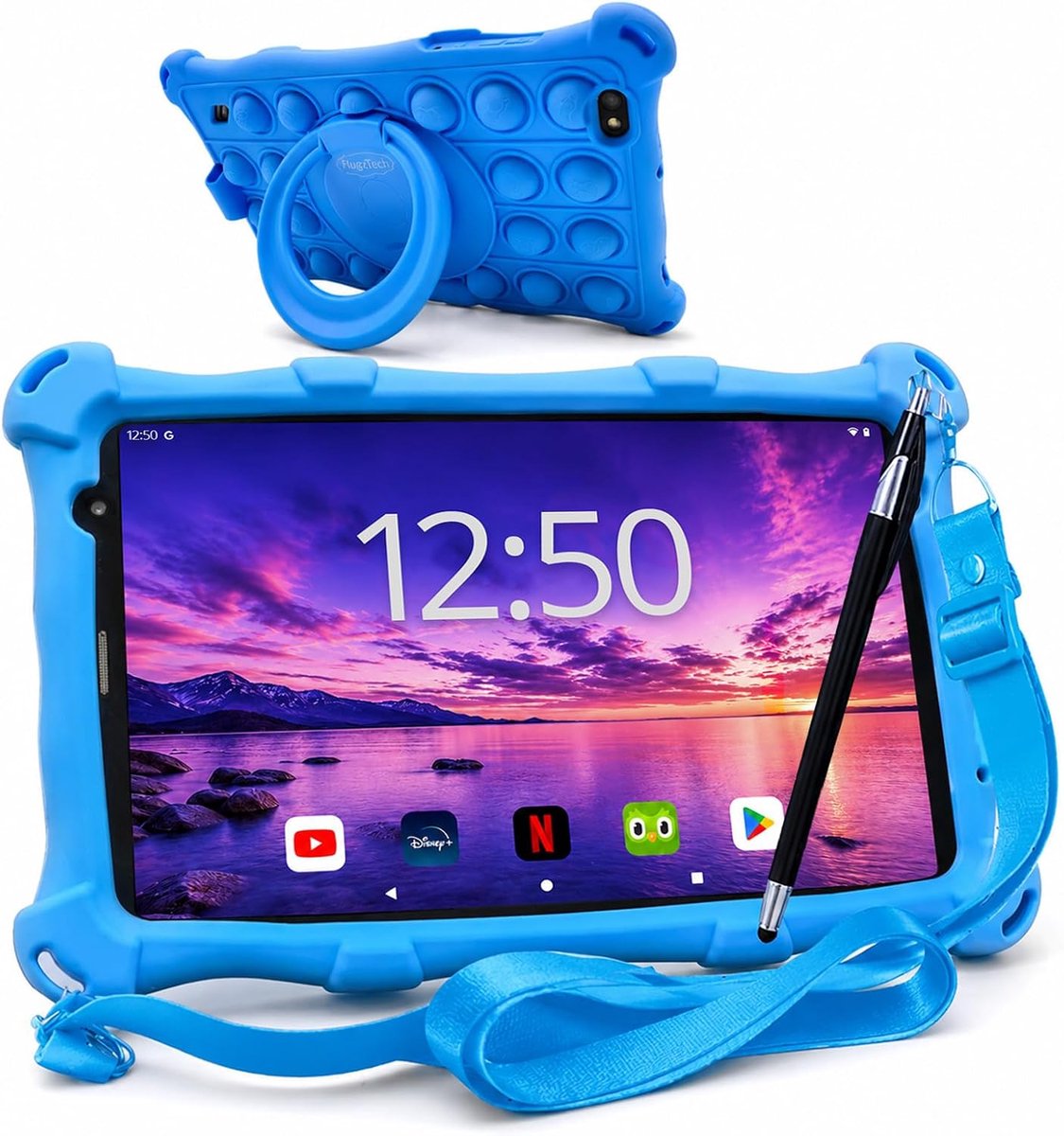 Kindertablet 8 inch HD - Android 14-4 - 4 GB RAM - Voor kinderen vanaf 3 jaar - ShopVlot