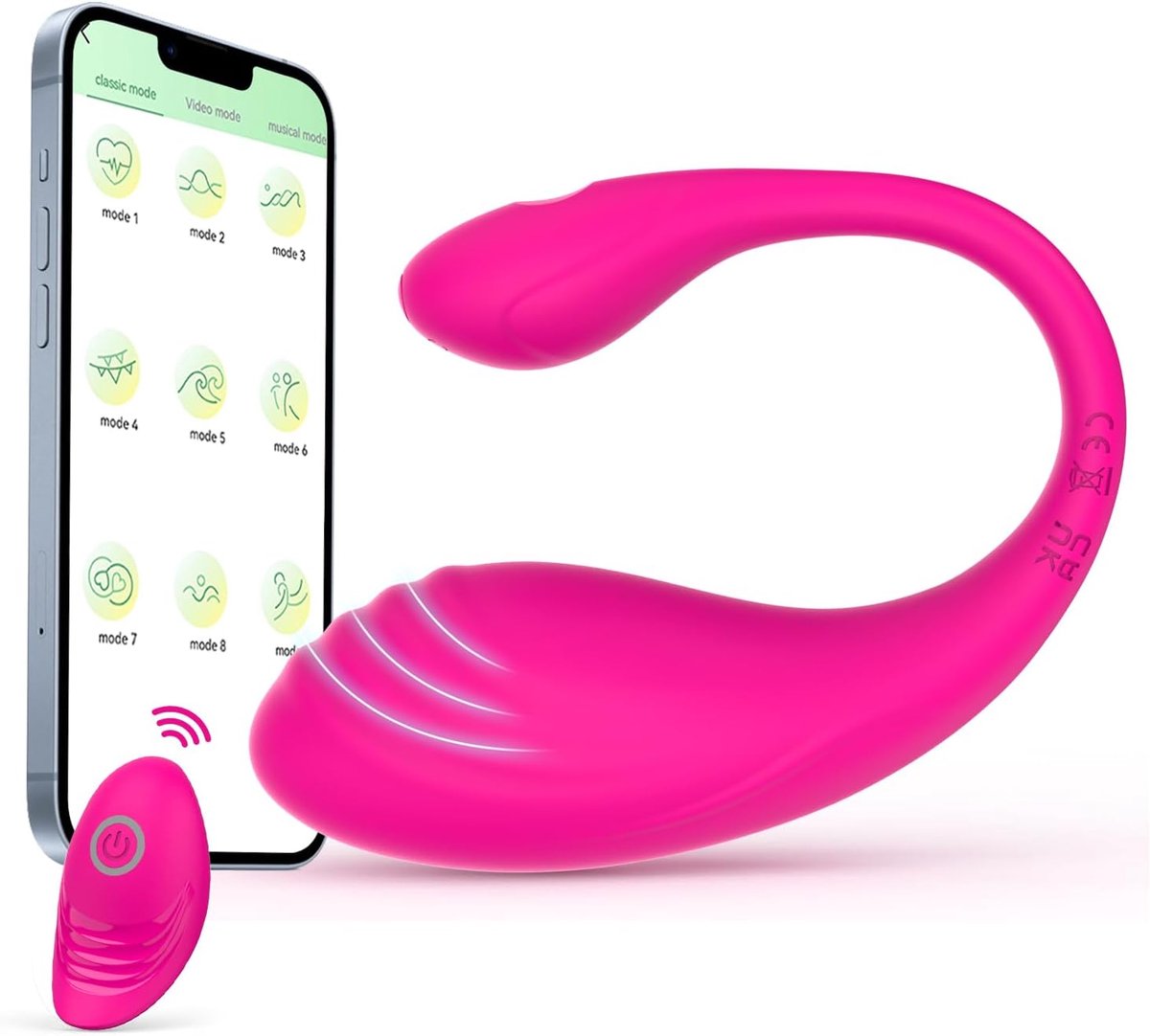 Pelvic Floor Balls Trainingsballen - Slimme Bekkenbodemtrainer met App Controle - 10 Trainingsmodi - ShopVlot