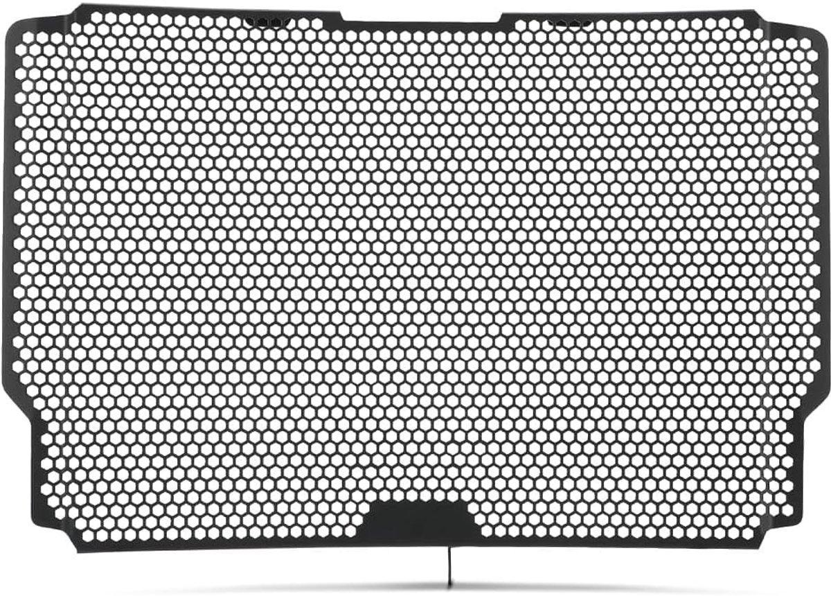 Radiatorbescherming motorfiets - zwart aluminium - roestbestendig - beschermt radiator - ShopVlot