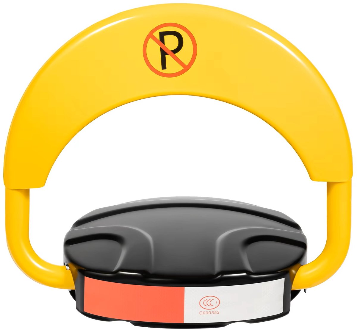 UrbanSelect Parkeerslot - Parkeerbeugel - Parkeerstopper - Afstand bedienbaar - Ingebouwd Alarm - Belastbaar tot 2000kg - Geel