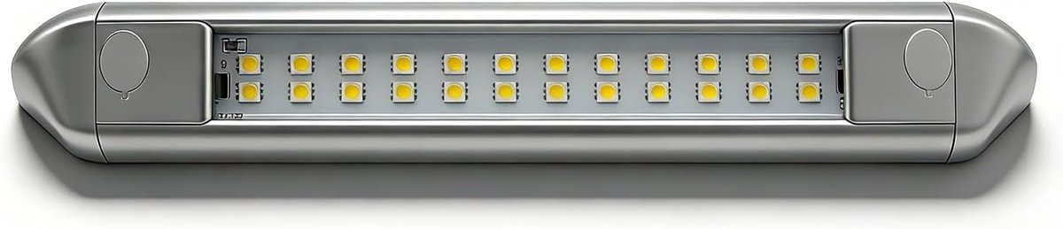 Buitenlamp 12V - Aluminium Behuizing - IP66 Waterdicht - Perfecte Verlichting voor Camper - ShopVlot