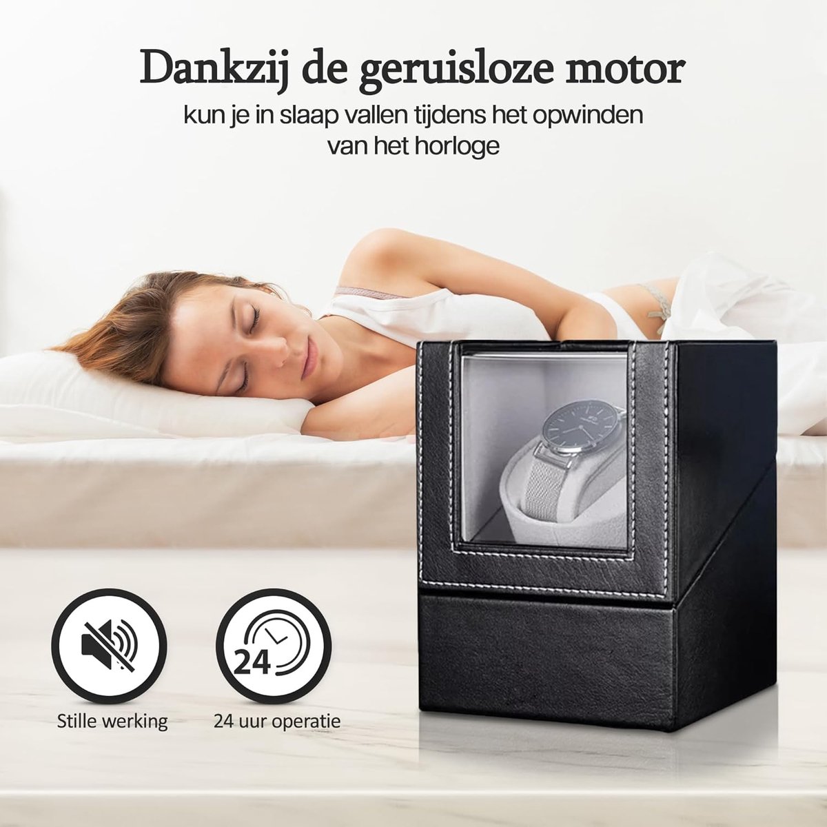 Watchwinder - Automatische horlogewinder - Elegant design - Houdt uw horloge op tijd - ShopVlot