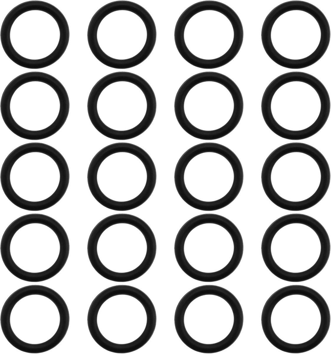 O-Ringen 20pcs 10mm ID - Rubber afdichtingen - Voor Karcher Puzzi stofzuigers - Duurzame vervangingen - ShopVlot