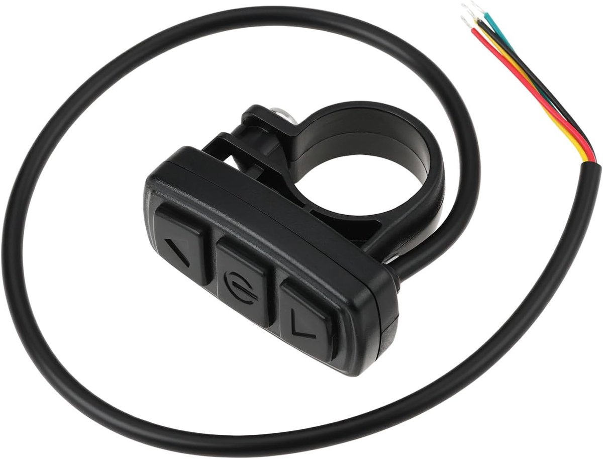 E-bike controle-eenheid 22,2mm - met 3 knoppen - compatibel met KT LCD3 - eenvoudige bediening - ShopVlot