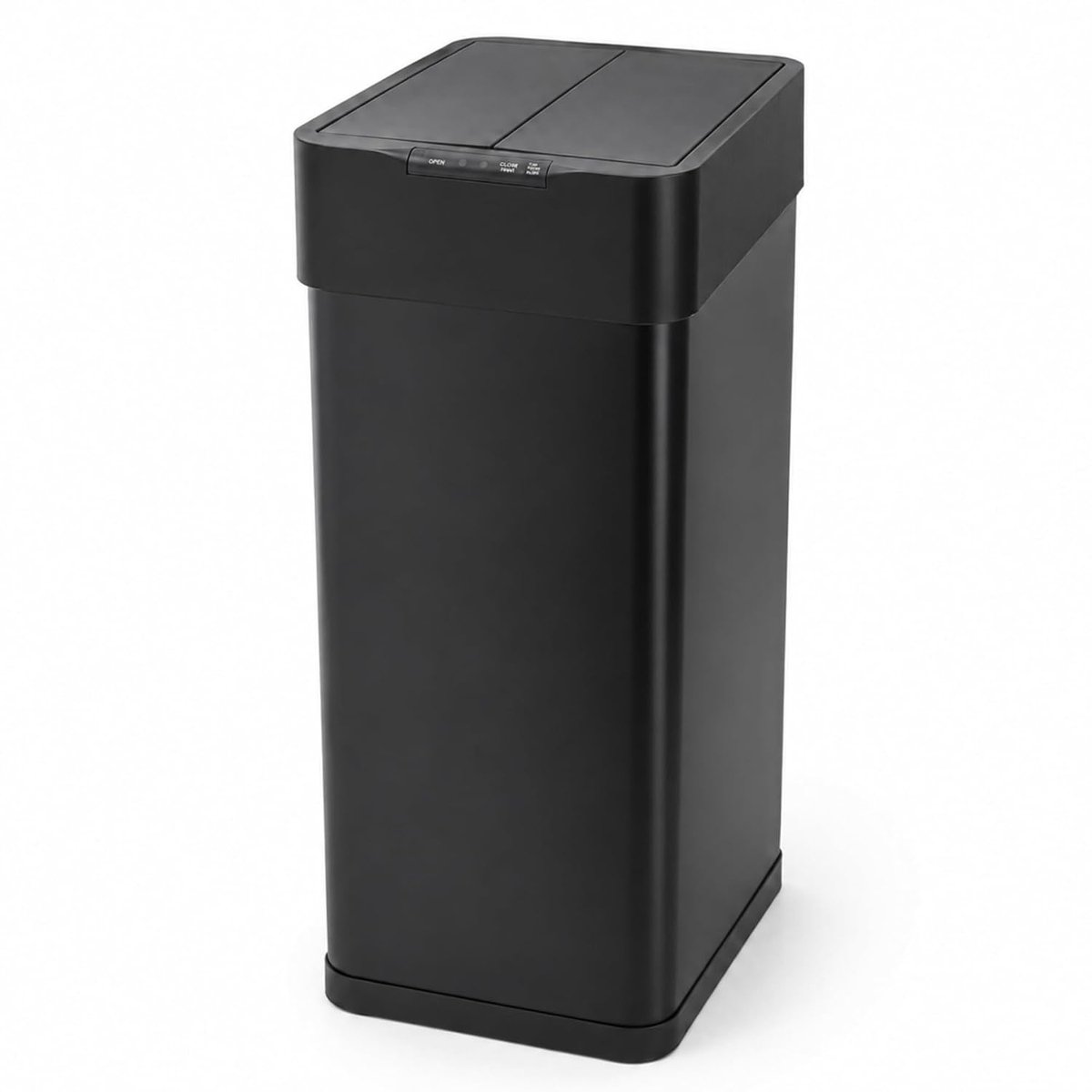 Prullenbak 60 Liter - RVS met Dubbele Klepopening - Soft Close - Hygiënisch Afvalwerpen - ShopVlot