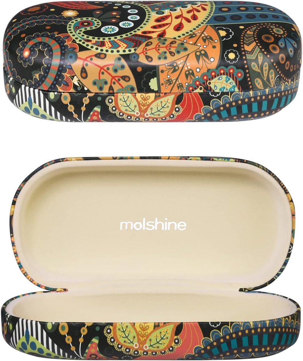 Zonnebril etui groot - klassiek ontwerp - voor dames en heren - beschermt je zonnebril - ShopVlot