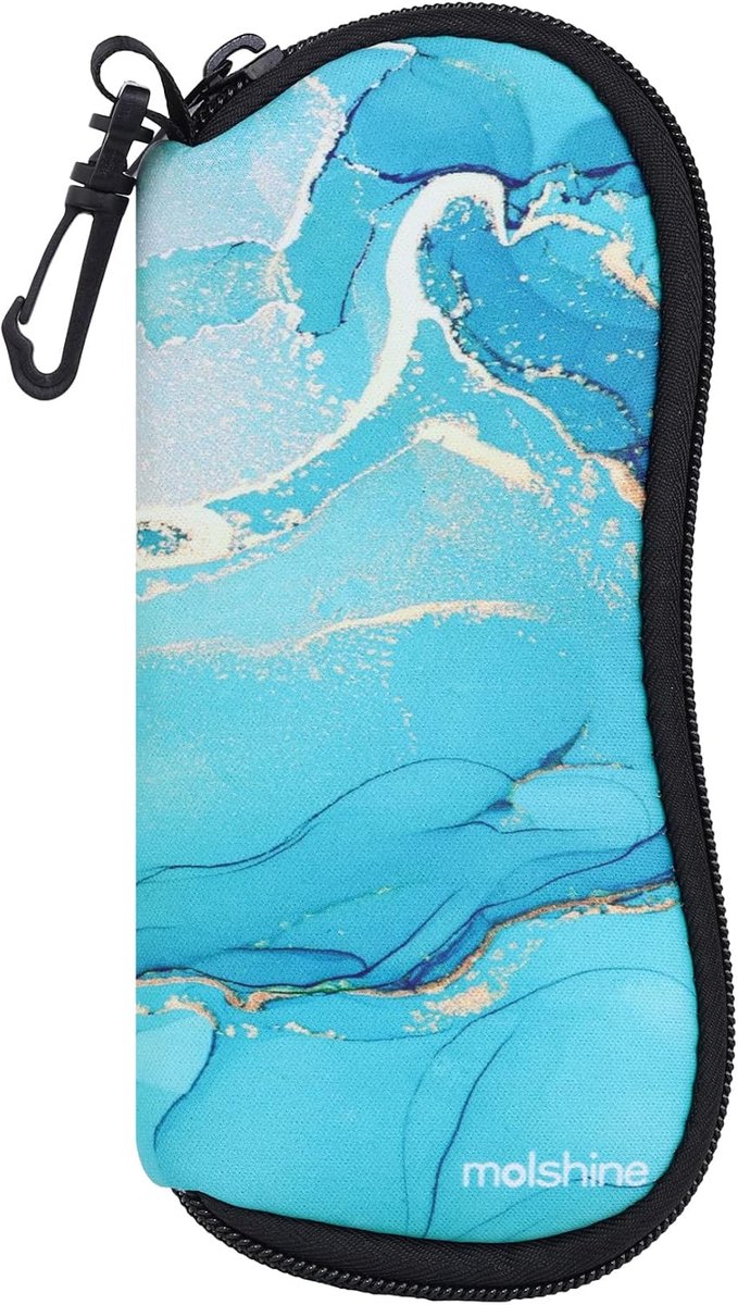 zonnebril etui - neopreen - met rits - perfect voor onderweg - ShopVlot