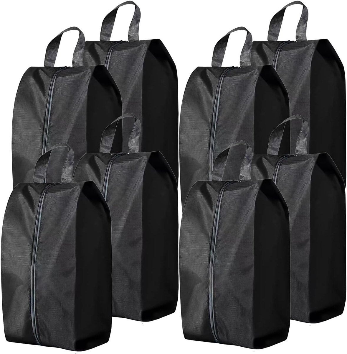 Reisschoenenzakjes waterdicht 8 stuks - robuuste ritssluiting - premium schoenorganizer - ideaal voor koffer en rugzak - ShopVlot