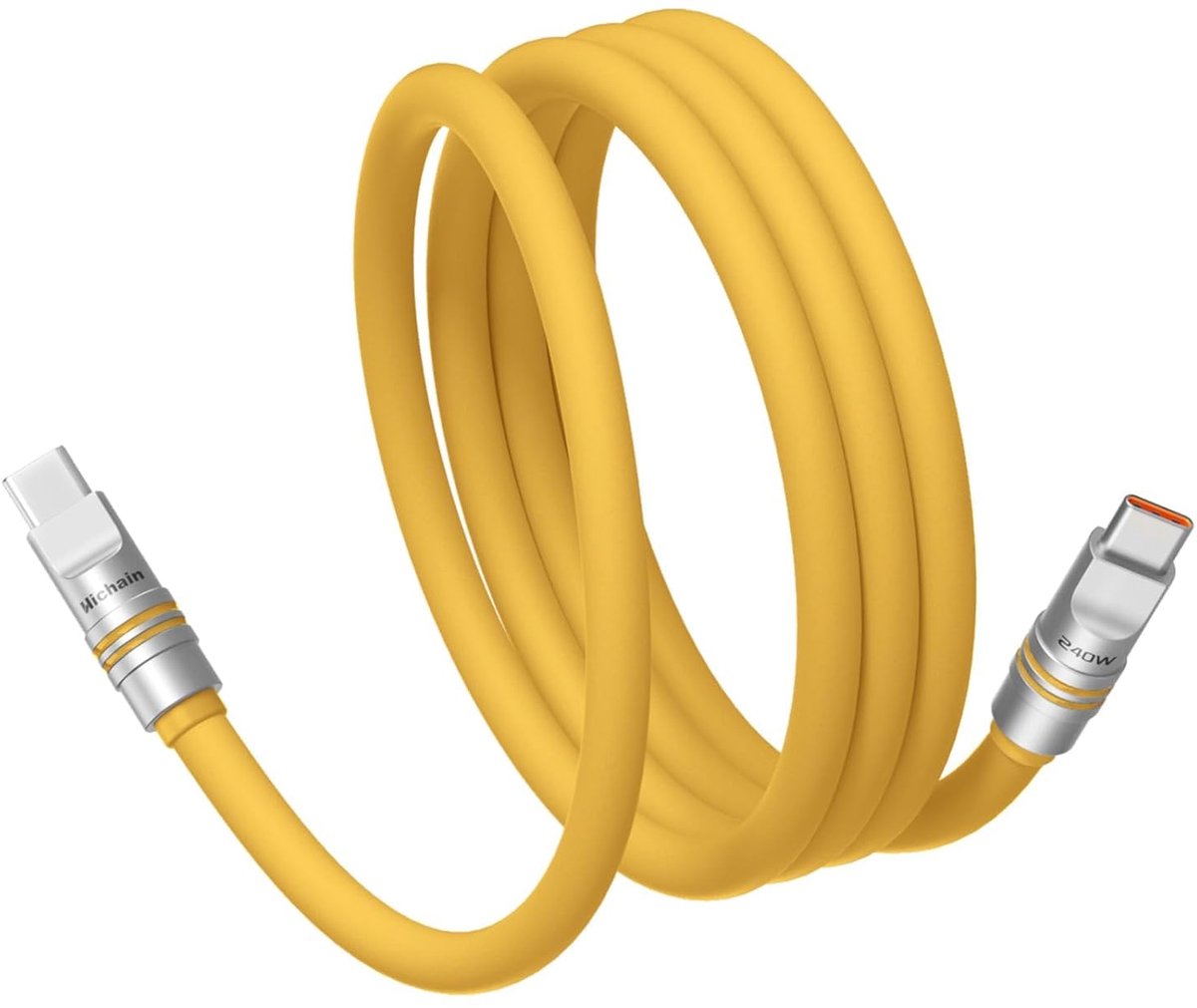 Type-C naar Type-C snellaadkabel 240 W - 2 m - paars siliconen - ideaal voor smartphone en tablet - ShopVlot
