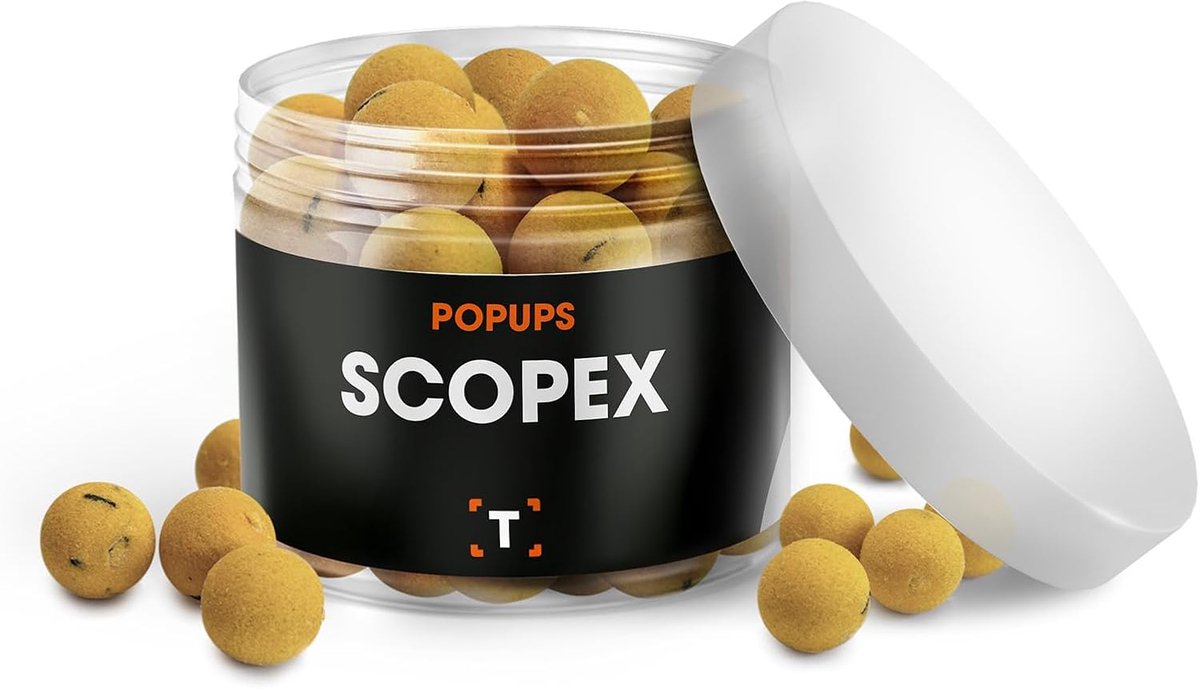 Pop-ups Scopex Geel - 10mm - Aantrekkelijke geur - Ideaal voor karpervisserij - ShopVlot