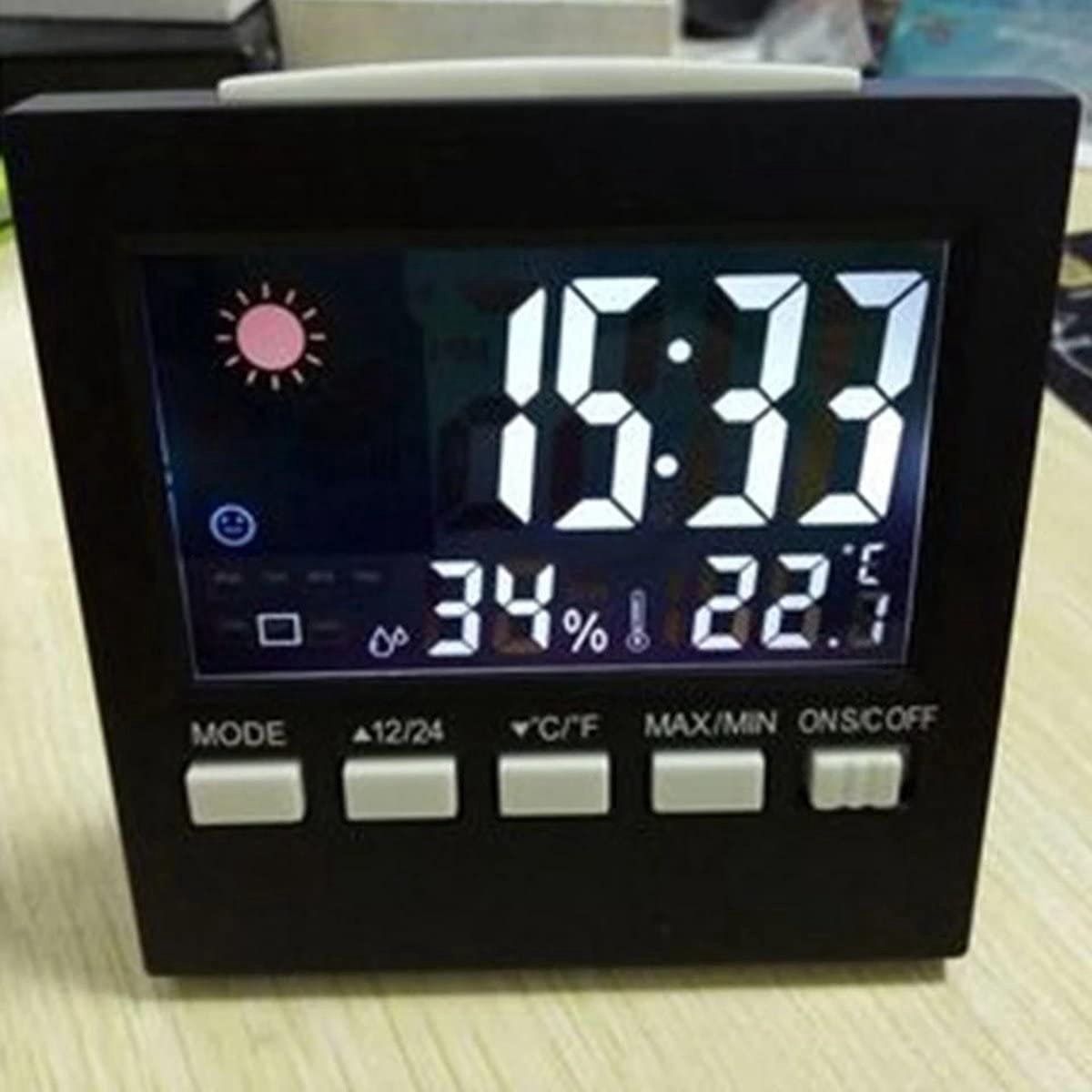 Weerstation - MThermo hygrometer - binnen thermometer - meet temperatuur en luchtvochtigheid - ShopVlot