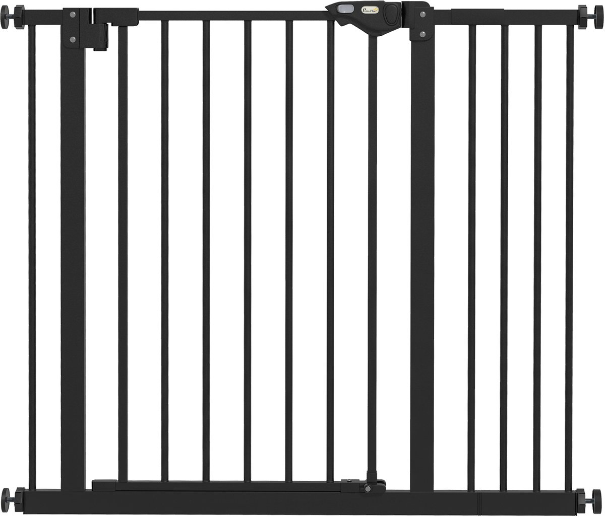 Close Gate - Metal Traphekje - Uitbreidbaar- 73 t/m 80 cm - Black