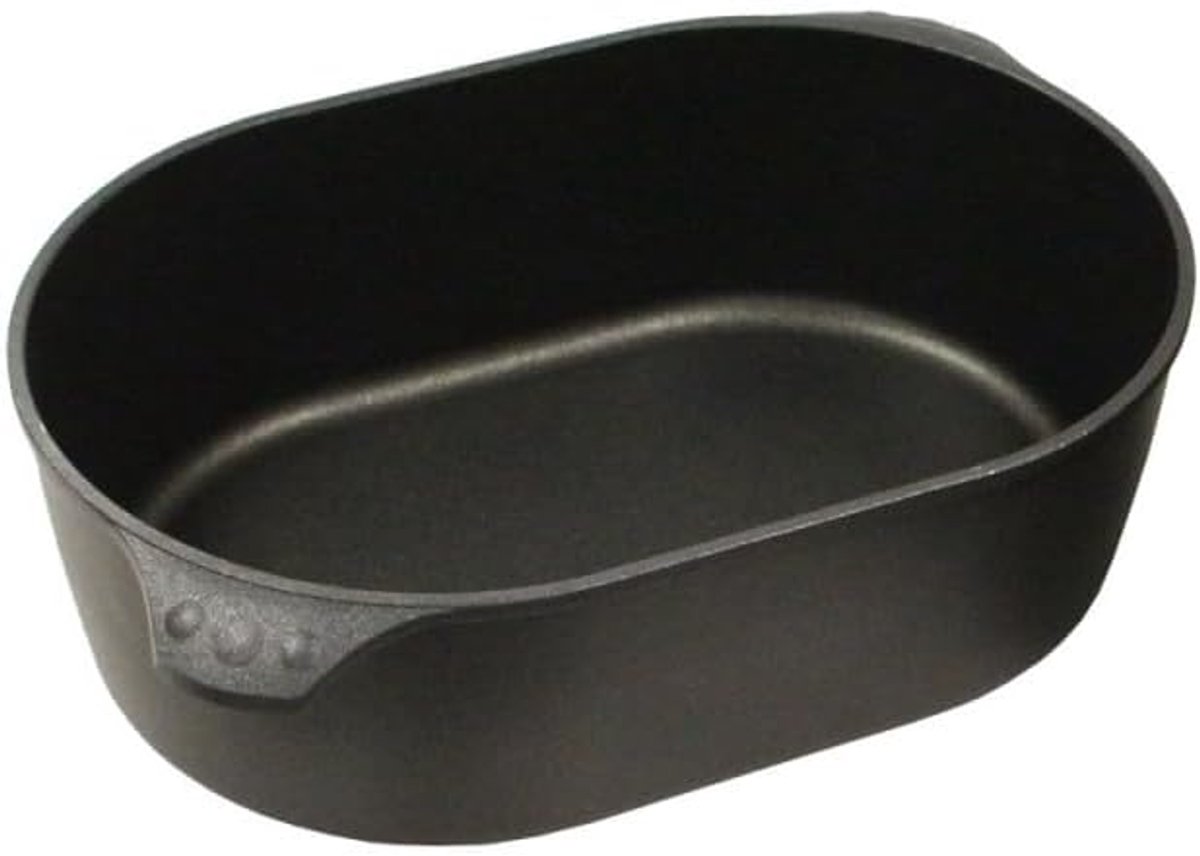 Inductiekookplaat 40 x 27 cm - aluminium legering - hittebestendige handgrepen - ideaal voor feesten - ShopVlot