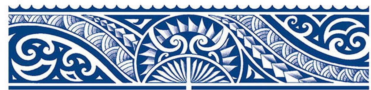 Tijdelijke tattoo Maori minimalistisch 2 weken