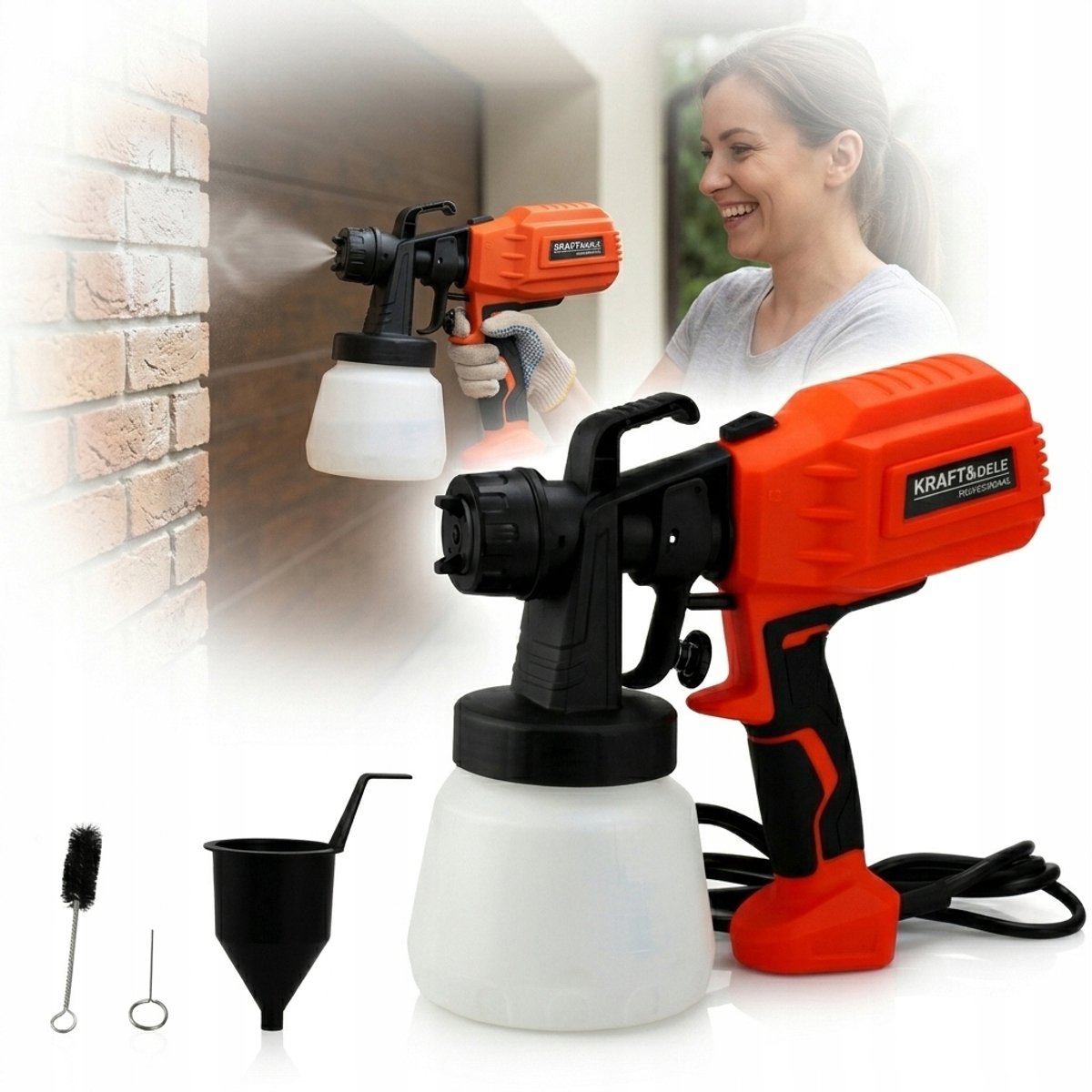 Krachtige 650W Verfspuit 800ml - Snel en Streeploos Schilderen