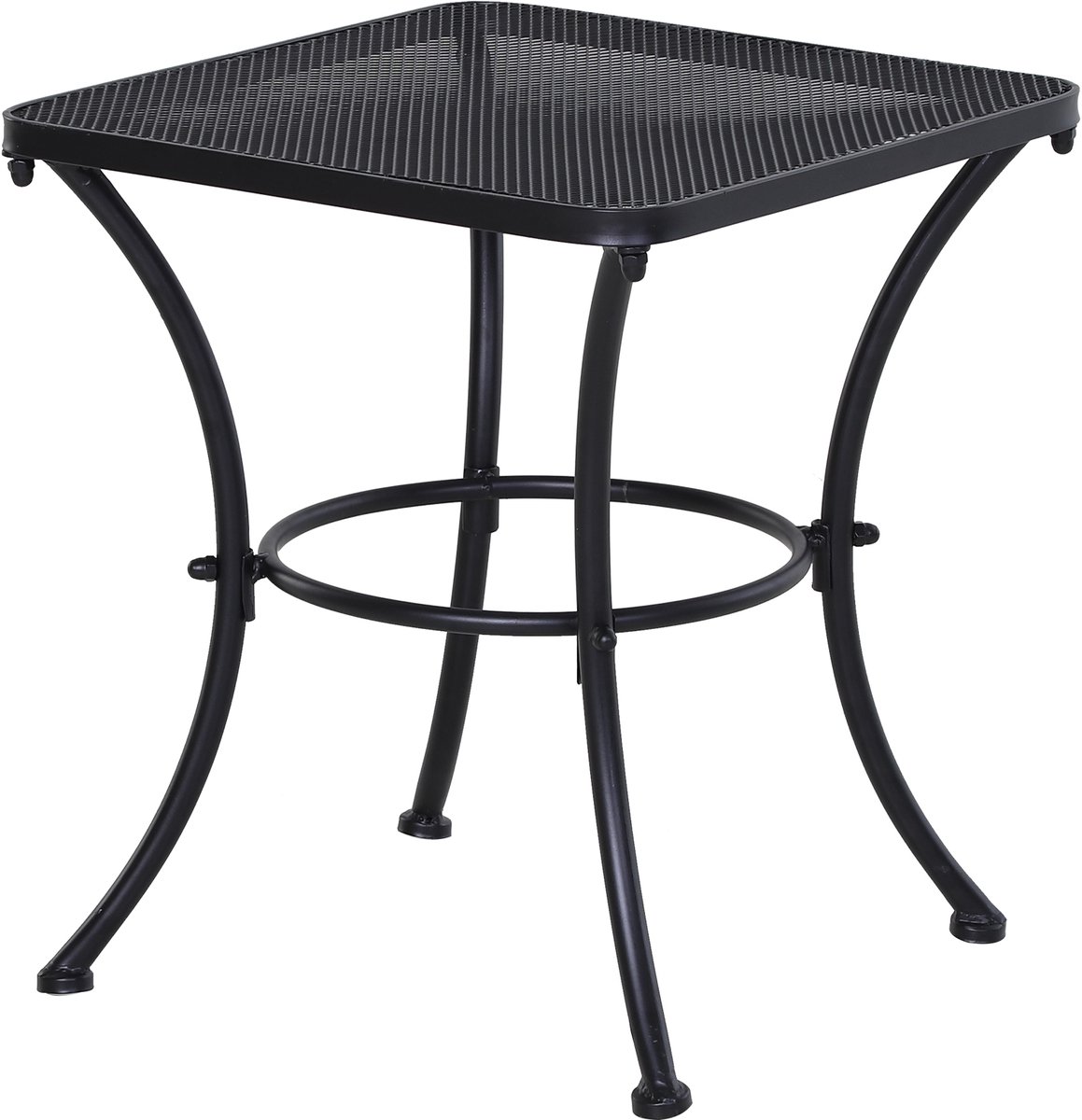 Bijzettafel - Metalen frame - Gaasstijl ontwerp - Weerbestendig