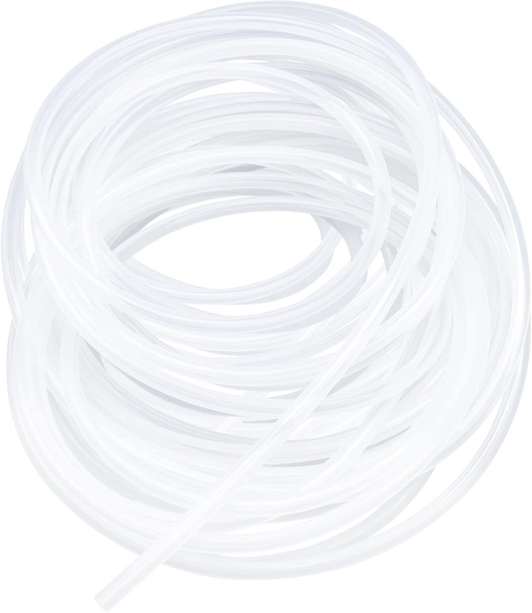 Voedselveilige transparante siliconen buis, afmeting 5 mm x 7 mm, lengte 7,2 m (23,6 ft), dikte 1 mm. flexibele rubberen slang voor lucht/waterleidingen