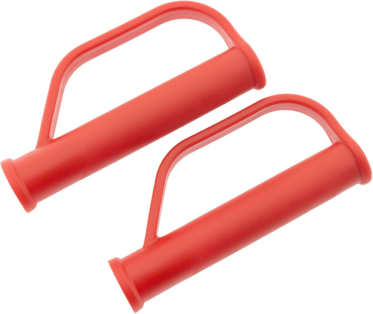Veiligheidshandgrepen voor steekwagen, 25 mm binnendiameter, rood - 2 handgrepen per doos