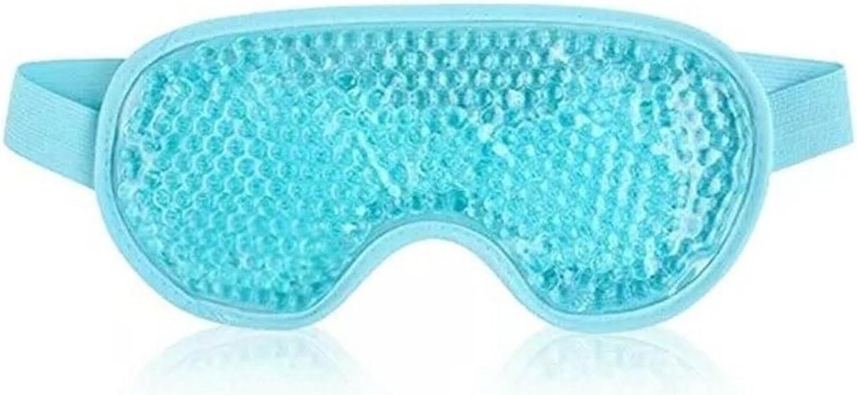 Gel Oogmasker - Slaapbril - Ontspannende Rust - Warme Koude Therapie - 3 x 2 x 1 cm - Hemelsblauw