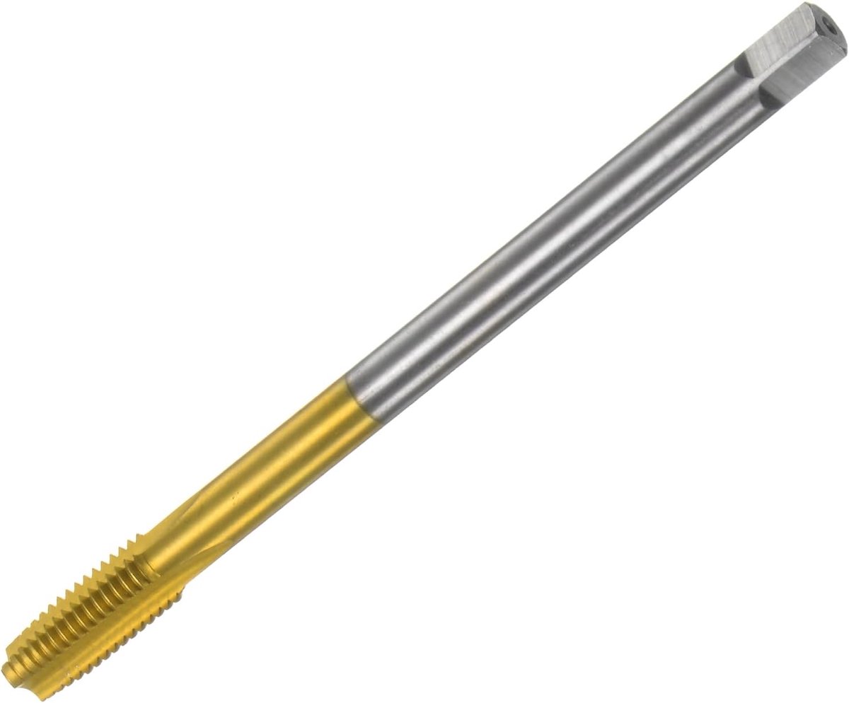 Schroefdraadboor voor metrische schroefdraad, M10 x 1,5 mm, H2, 130 mm, extra lang, gecoat, titanium M35, gereedschap, reparatie, frezen, schroefdraad, frezen, rechte fluitschroeven,