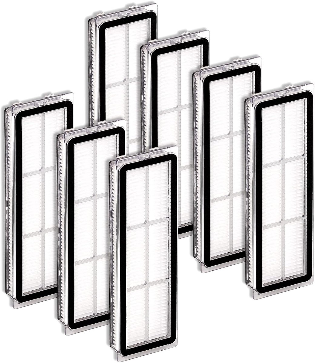(7 stuks) L10s Ultra HEPA-filter compatibel met Dreame L10s Ultra, L10s Pro, L10 Ultra, Z10 Pro, S10, S10 PRO, S10 PLUS, B101CN, 1C, W10, X10+, L10 + plus, Z10 pro, D10 PLUS, Xiaomi X20+, X20+, X10