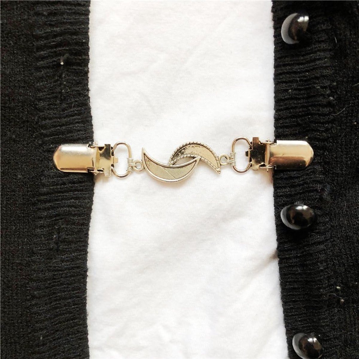 Clip Trui Keten Cinch Clip Kleding Blouse Kraag Broche Pin Sjaal Clip