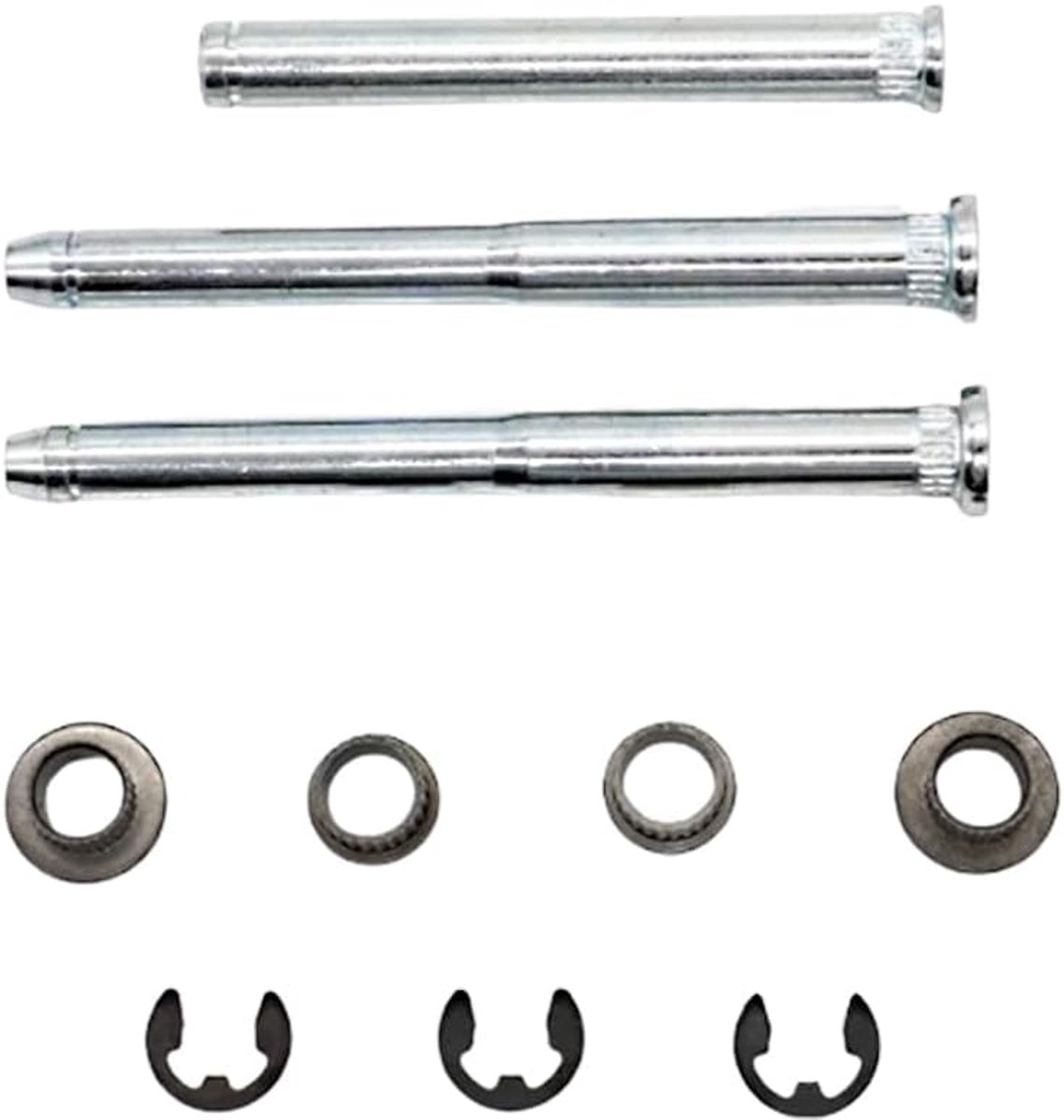 Reparatieset voor deurscharnier en bus, reparatieset, deurscharnierpen en busreparatieset, compatibel met Dodge DAKOTA 1999-2004, DURANGO 1998-2005, RAM 1500 PICKUP 1994-1997, RAM 2500 PICKUP