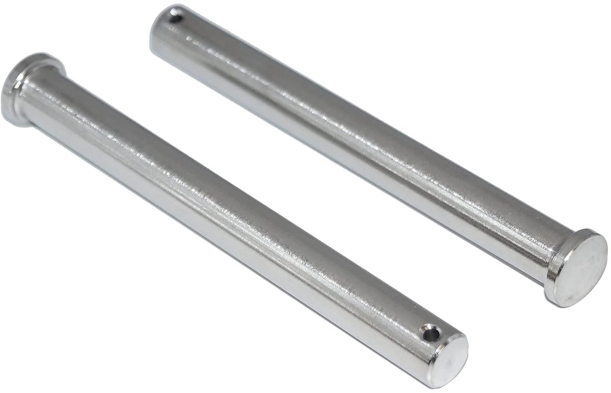 Steekbouten 10 mm x 30 mm, 1 stuk, 10 x 30 mm, van roestvrij staal A4 NIRO, borgbouten met kop