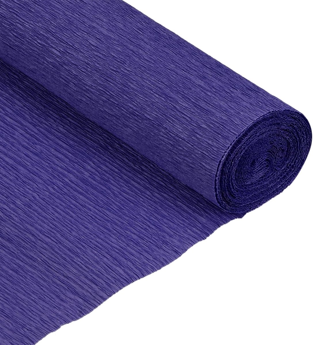 Crêpepapier, 210 cm, lengte 50 cm, breedte voor ceremonies, bruiloften, verschillende grote feesten, decoratie, diepblauw