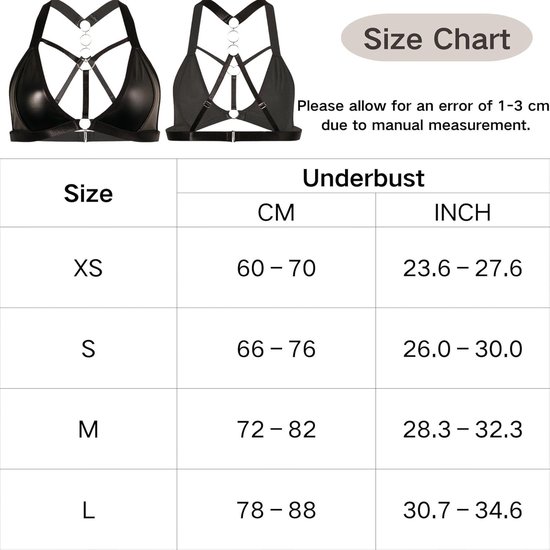 BH voor dames, leer, sexy, houder, bralette, driehoek, metaal, ring, wetlook, rugvrij, bustier, zonder beugel, push-up, ondergoed, V-hals, cut-out beha's, verstelbaar, babydoll, clubwear — afbeelding 3