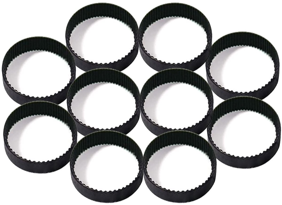 Tandriemen, gesloten rubberen riem, 102 mm, voor breedte 6 mm, voor 3D-printers, 10 stuks