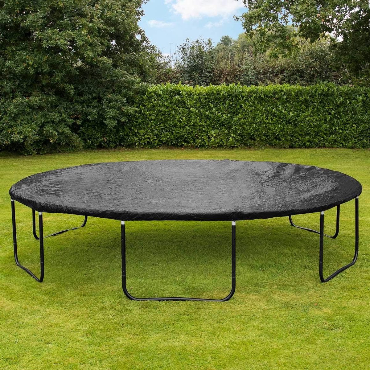 Trampolinehoes - Trampoline Cover - Trampoline Beschermen - Waterdicht UV-bestendig - 10ft - Zwart