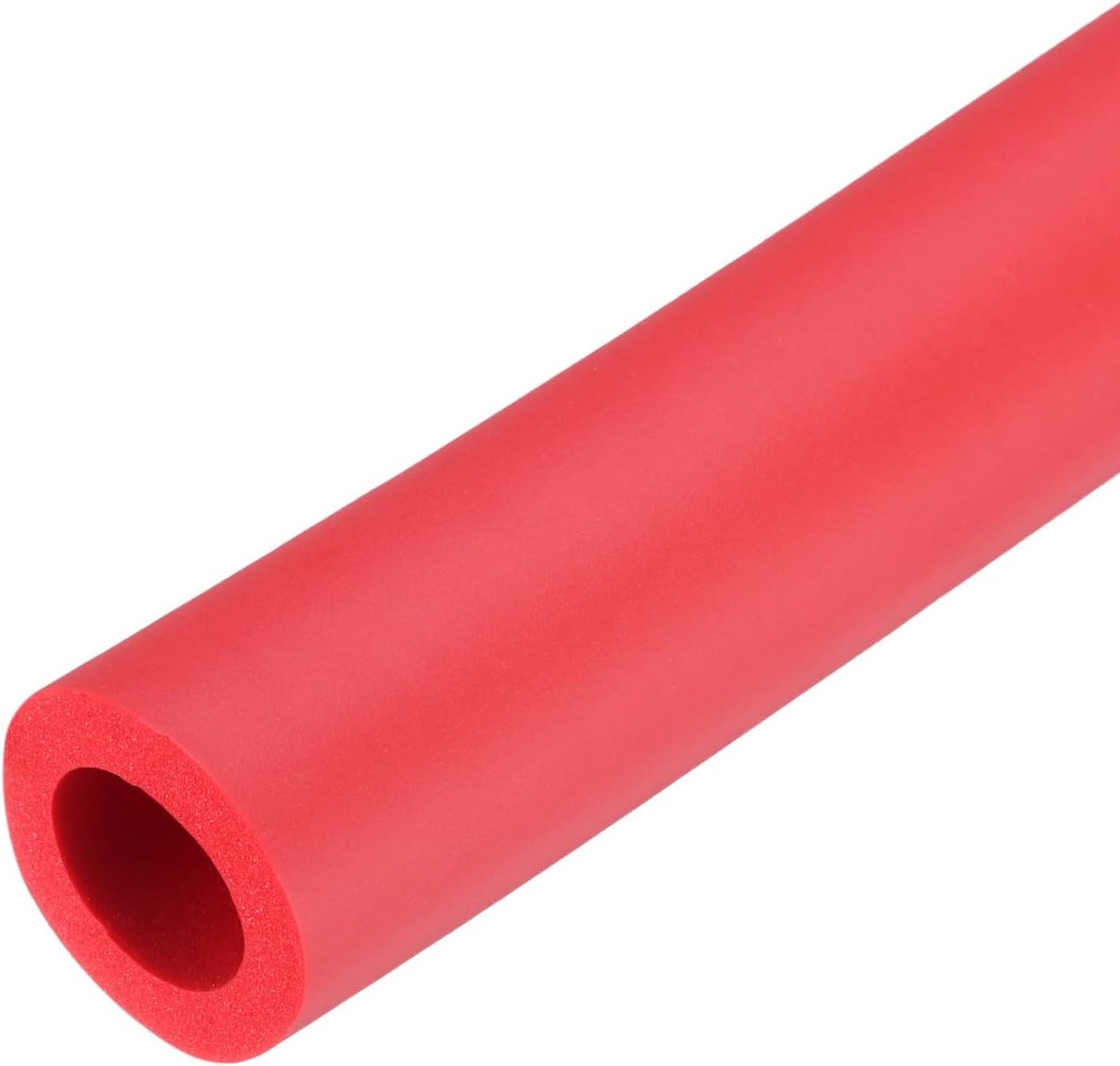 Buisisolatie schuim, diameter 18 mm isolatiedikte 6 mm verwarmingsbuisbekleding voor fitnessapparatuur, buizen, handgrepen (Rood)