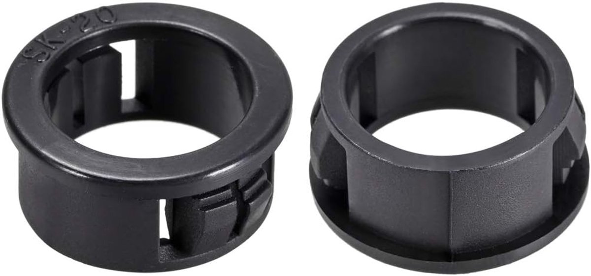 Sourcing map Kabelbescherming, oliebestendige rubberen beschermers, 20 mm-100 stuks.