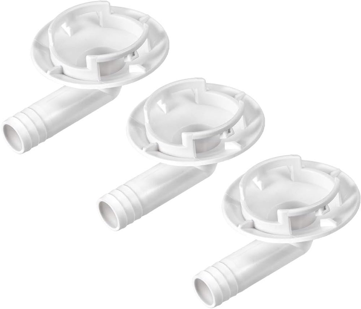 Sourcing map Afvoerslang aansluitboog van de airconditioning voor mini split en venster deel 40mm, 3 stuks