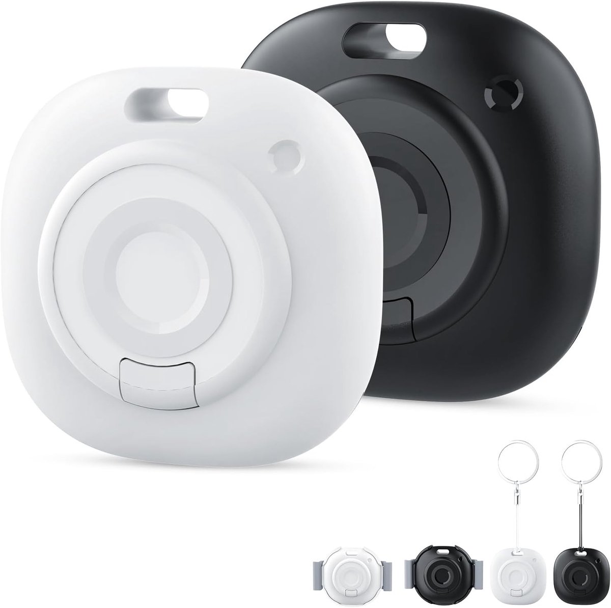 Smart Tracker Bluetooth Voorwerpzoeker, Compatibel met Apple Find My (alleen iOS), voor sleutels, koffers, reistassen, portemonnees, tassen, fietsen (2 stuk)